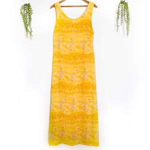 Golden Yellow Maxi Dress